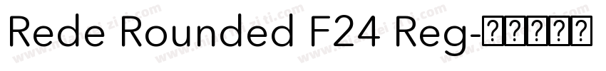 Rede Rounded F24 Reg字体转换